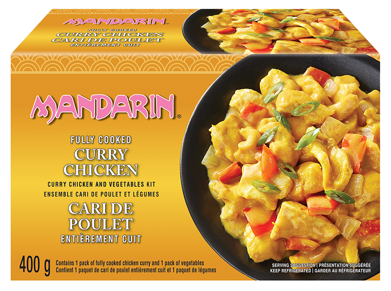 Poulet au curry et à la Mandarin paquet de 400 g